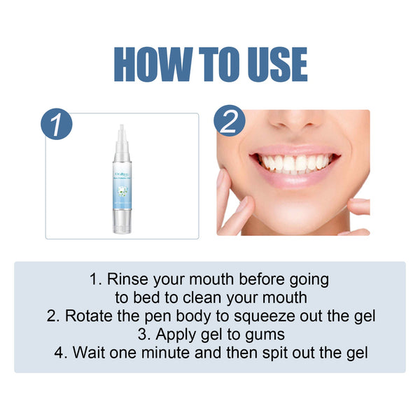 Gum Protection Gel, Teeth Whitening And Whitening Gum Repair Oral Cleaning And Care Dental Pencil