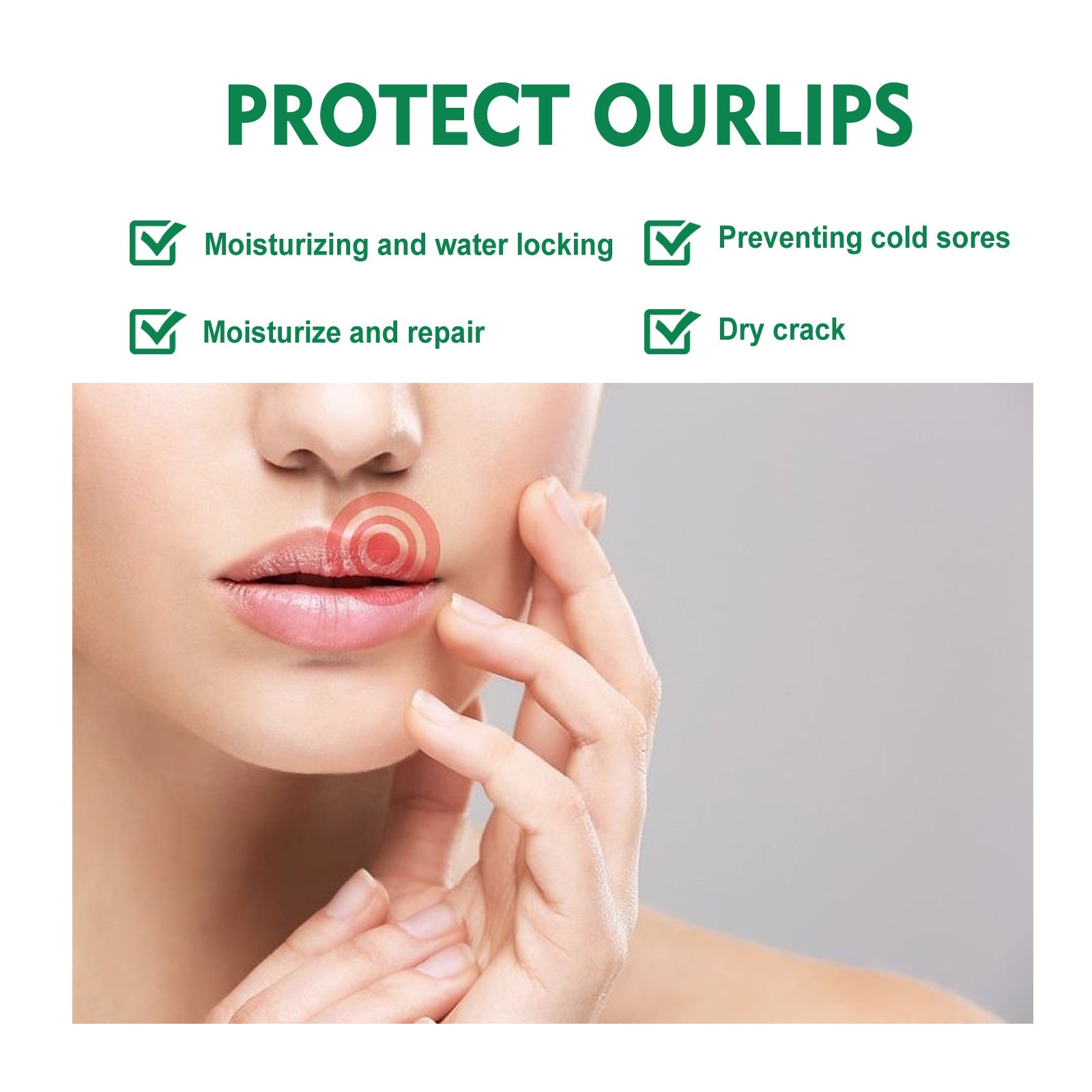 Herbal Medicated Lip Balm, Repair Lips Prevent Dry Crack Remove Dead Skin And Moisturize Care Lip Balm