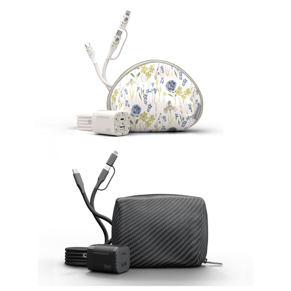 HyperGear TECHcessories 30W USB-C PD Charging Kit with Travel Pouch