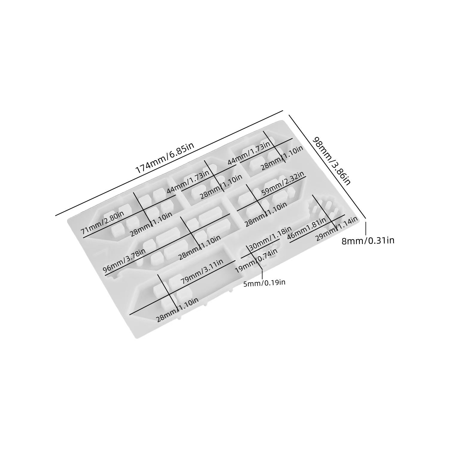 Round House Candle Holder Silicone Mold for DIY