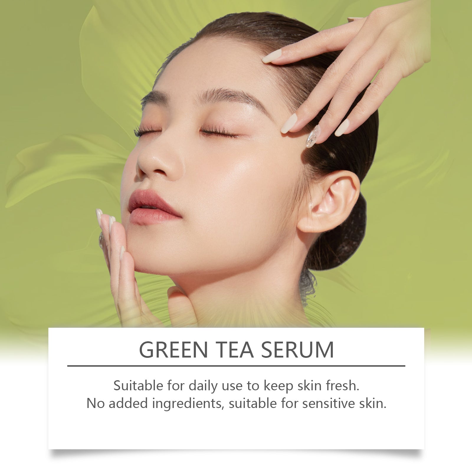 Green Tea Moisturizing Essence Gently Repair Facial Skin, Moisturizing And Radiant Plant Essence