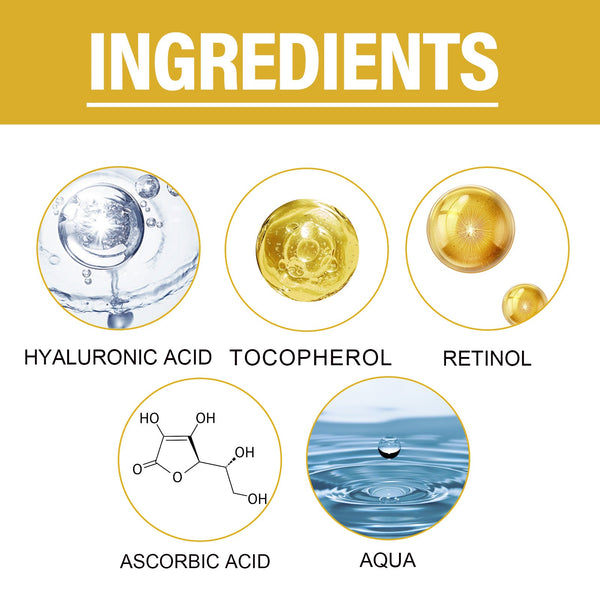 Retinol Anti-Wrinkle Serum, Reduce Facial Wrinkles And Fine Lines By Moisturizing And Firming Anti-Aging Essence