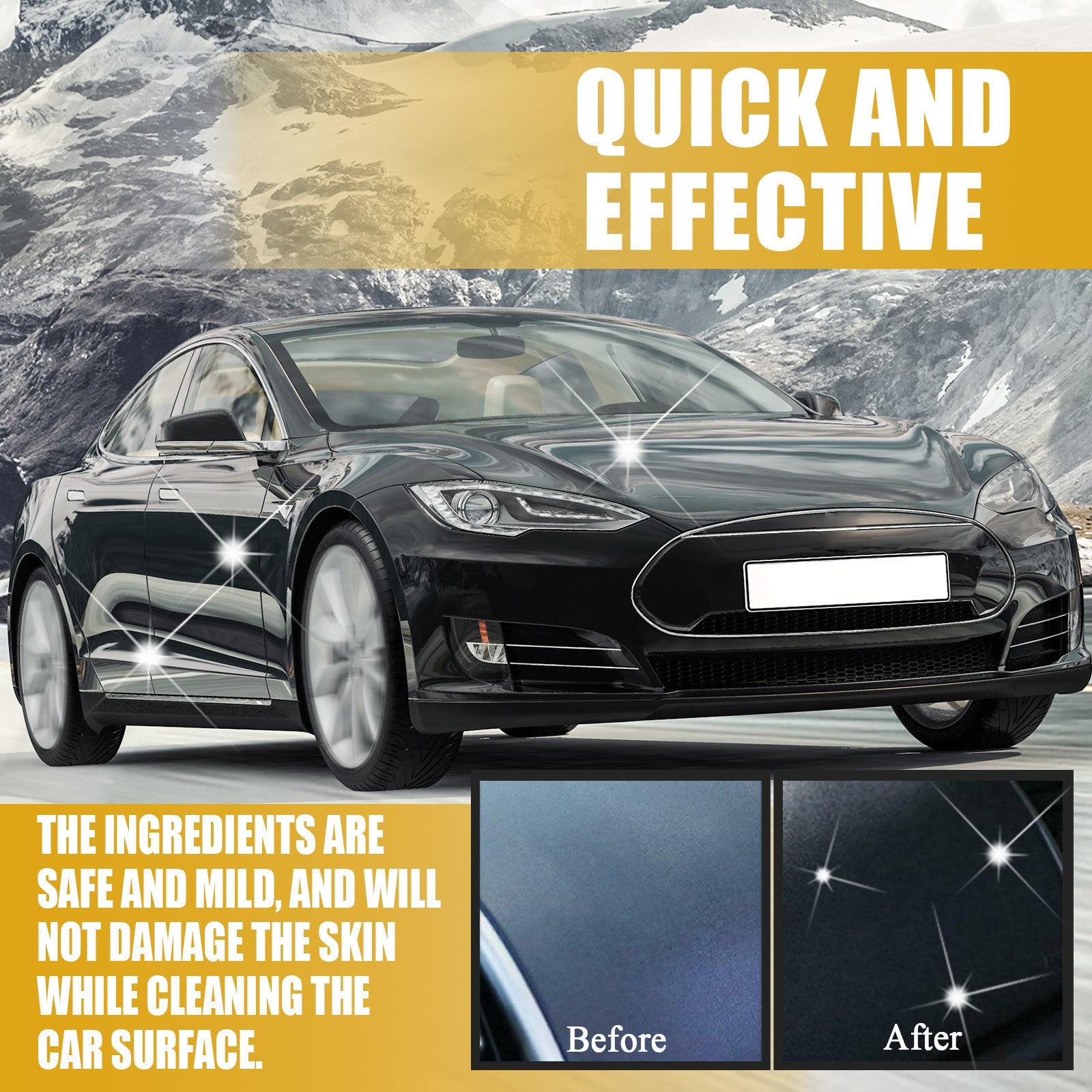 High Concentration Foam Car Cleaner, Deep Cleaning Vehicle Paint Dirt Maintenance Retreader