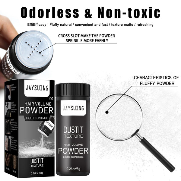 Hair Puff Powder Men's And Women's Hair Styling Care Leave-In Fluffy Refreshing Gentle Puff Powder