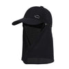 1pc Summer Baseball Cap with Detachable 360° Neck Sun Flap. For men, hiking, fishing, outdoor.