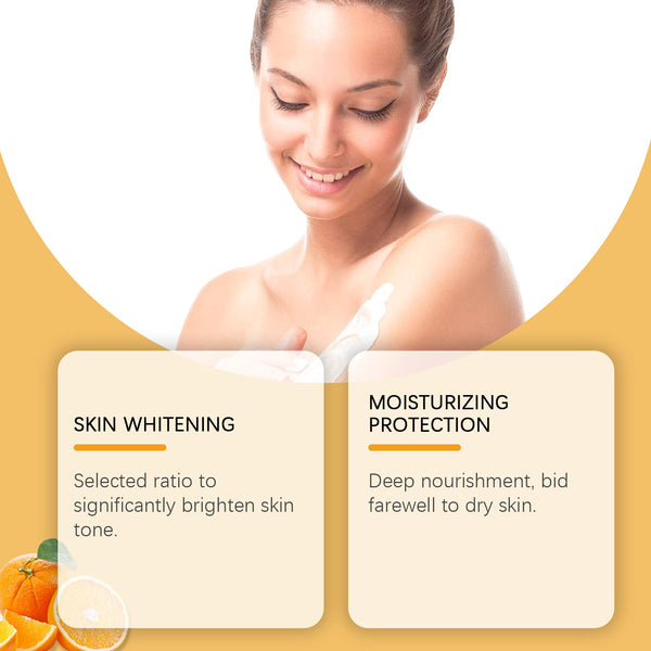 Orange Body Moisturizing Whitening Fragrance Gift Set Gentle Moisturizing Moisturizing Skin Care Set