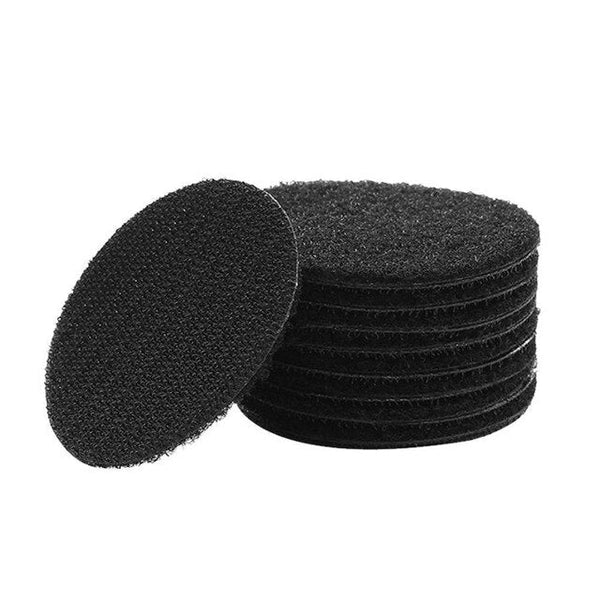 5 Pairs Double-sided Fixed Magic Sticky Self Adhesive Hook Loop Round Pads Craft Tape Bedcloths Sofa Carpet Non-slip Holder