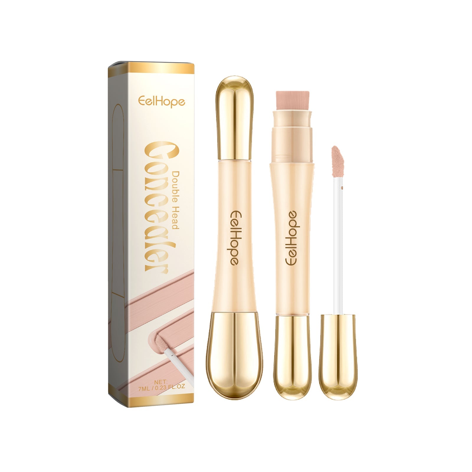 Double Head Concealer, Brightening And Waterproofing Concealer Stick