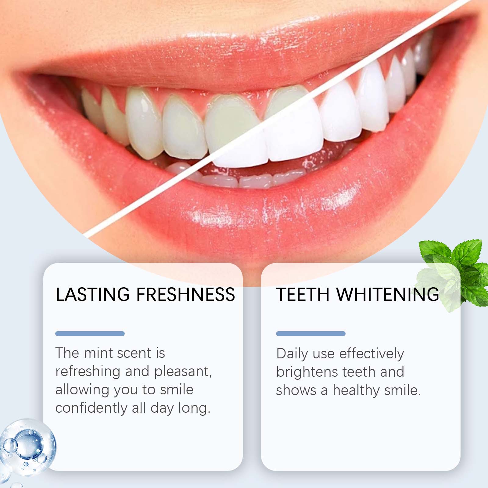 Mint Toothpaste Clean Teeth Hygiene Care Mouth Fresh Mouth Care Luster Beauty Toothpaste