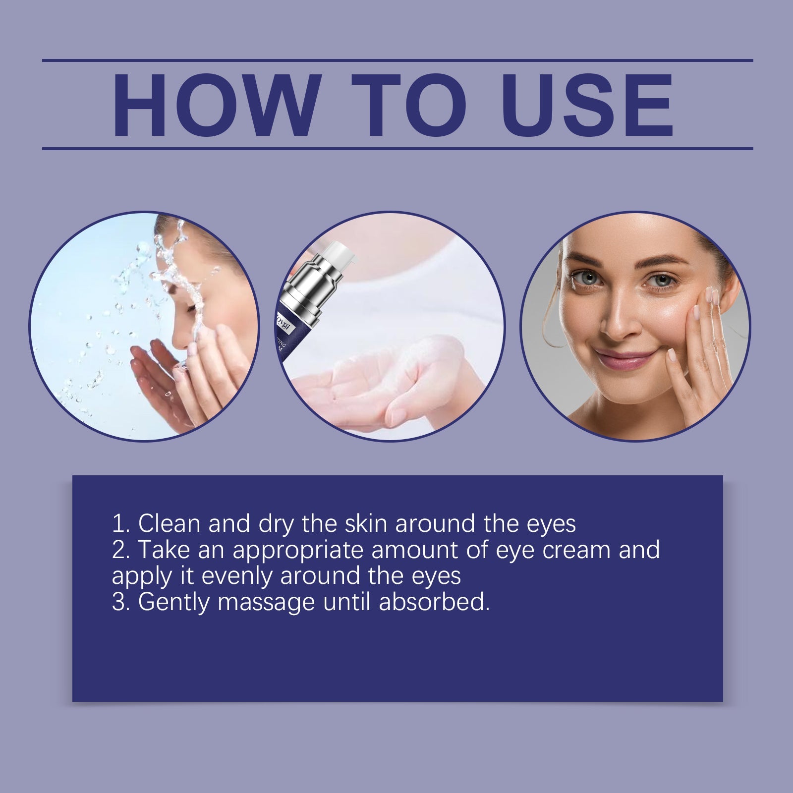 Nourishing Eye Essence, Firming, Moisturizing, Moisturizing And Smoothing Eye Lines