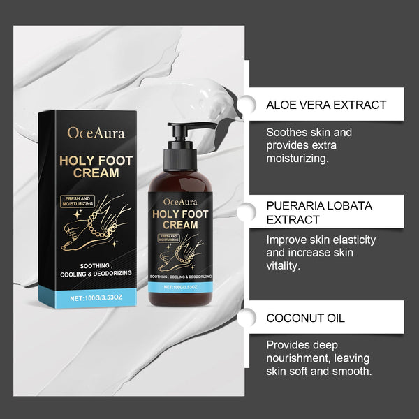 Hydrating Foot Cream Refreshing Moisturizing Heel Massage Foot Care Skin Foot Care Cream