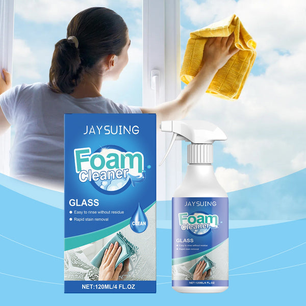 Glass Foam Cleaner cleans oil stains with refurbished daily maintenance glass cleaning spray