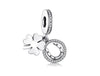 Jewelrypalace 100% 925 Sterling Silver Charms 4 Leaf Clover Charms Beads fit Bracelets Anniversary Gifts Fashion DIY Jewelry
