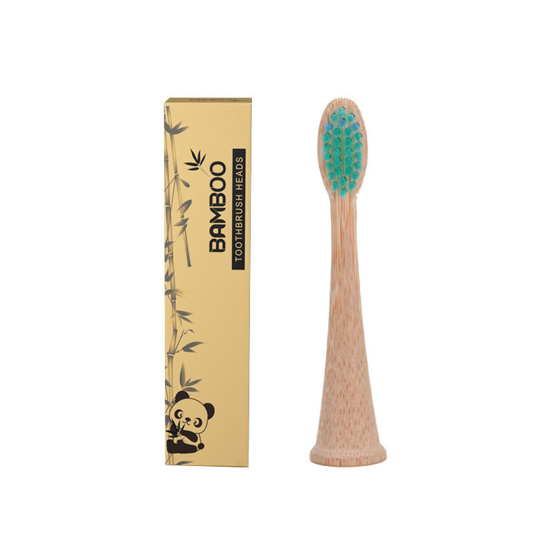 Bamboo toothbrush head compatible with Philips HX3/6/9 series electric toothbrush DuPont hair bamboo toothbrush head