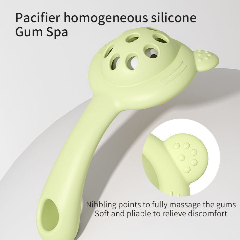 Baby Ringing Bell Toy Can Bite Water Boiled Small Sand Hammer Hand Ringing Bell Sand Hammer