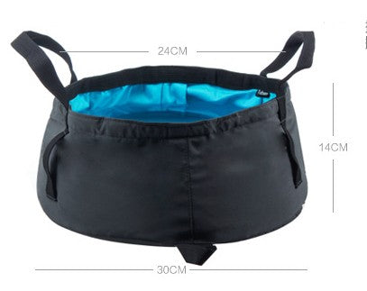 NatureHike8.5L Water Washbasin Ultralight Portable Outdoor Nylon Folding Wash Bag Foot Bath Camping Equipment Travel Kits