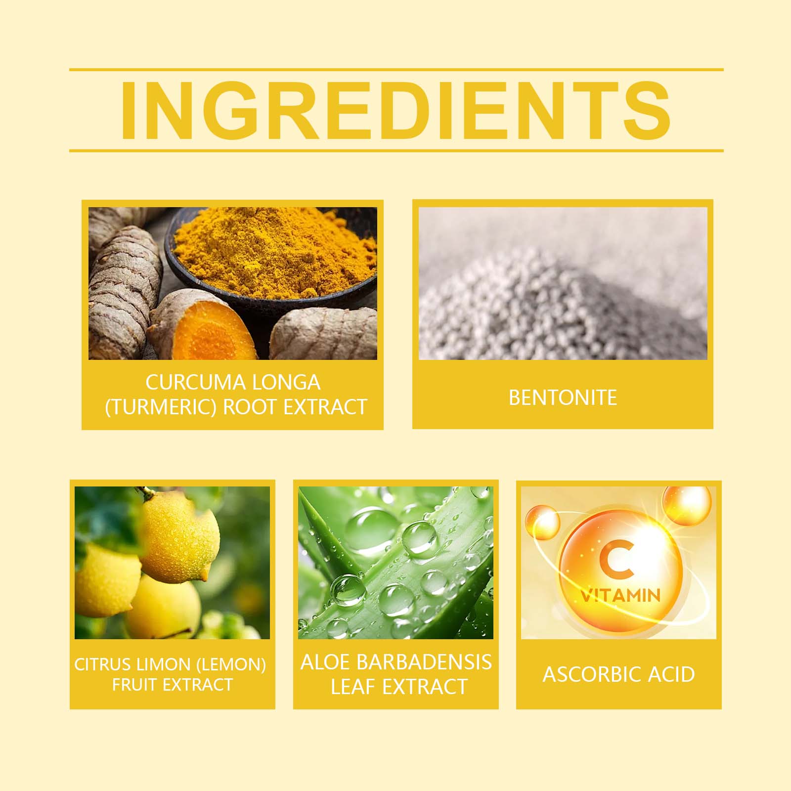 Turmeric Vitamin C Mud Mask Gently Cleans And Nourishes Skin, Moisturizes Skin And Locks Water