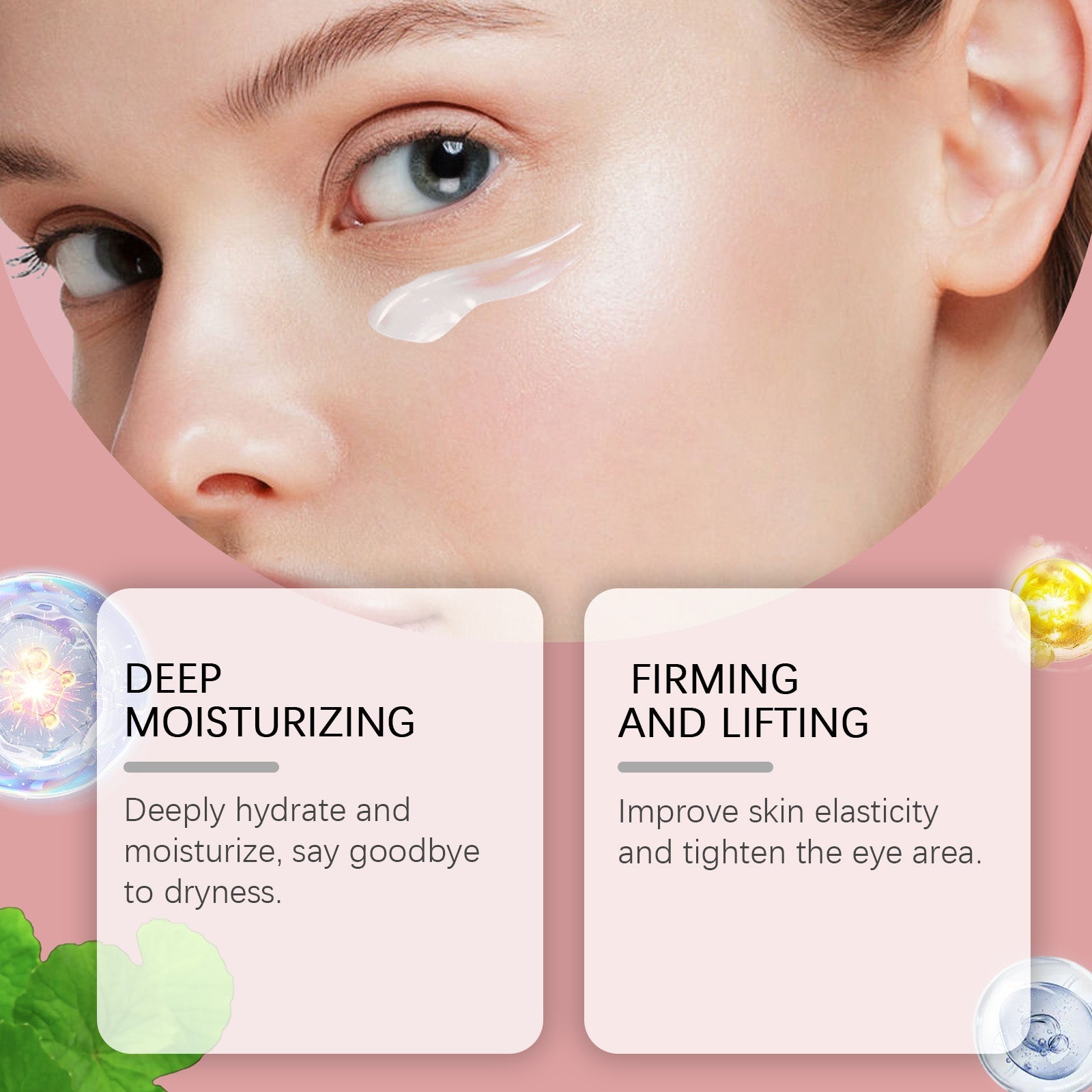 Moisturizing And Firming Eye Cream, Moisturizing And Brightening Eye Repair And Reducing Dry Lines Eye Cream