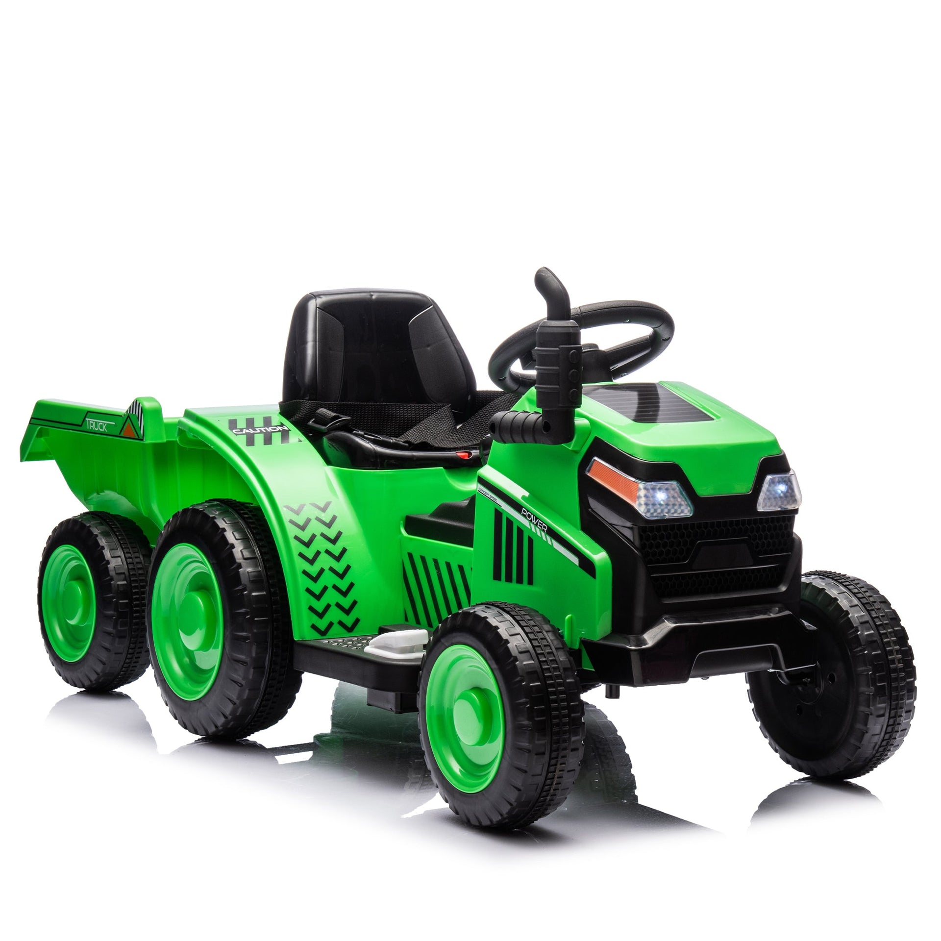 12V children ride the electric tractor 
