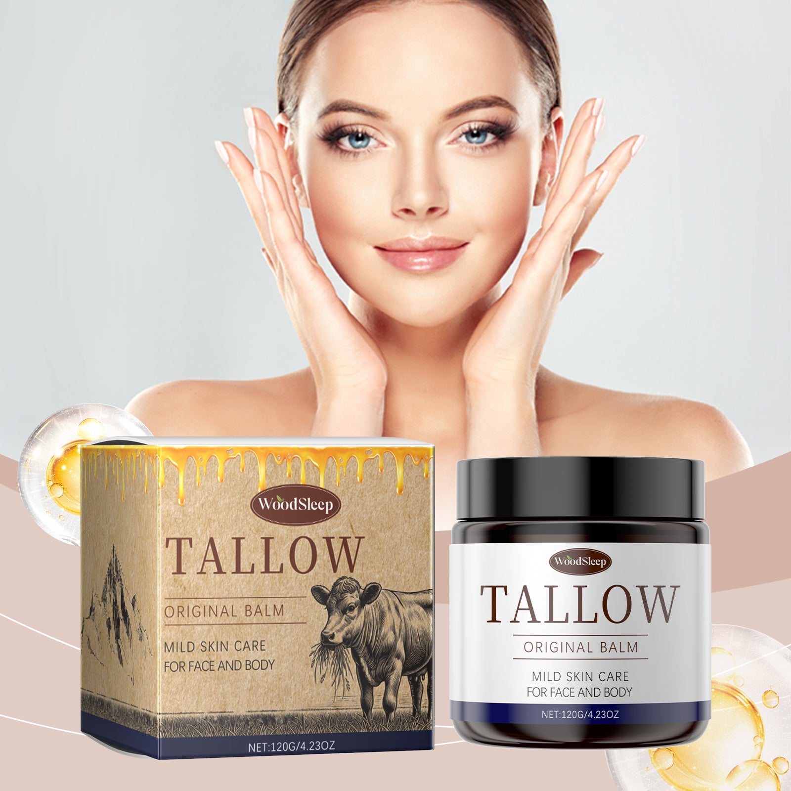 Tallow Honey Moisturizing Cream Facial Hydrates And Gently Nourishes The Skin
