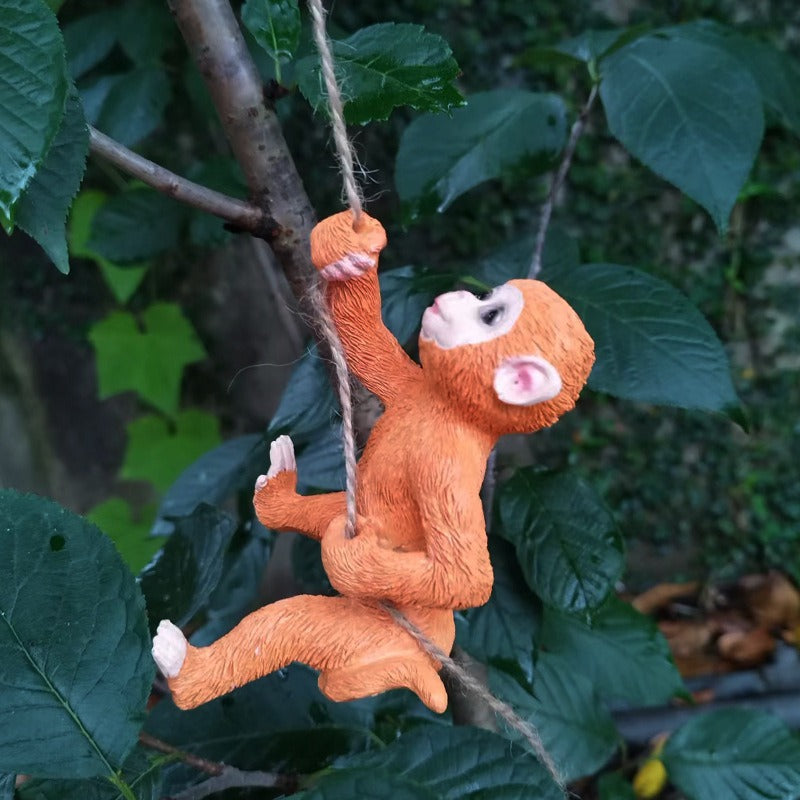 Outdoor Climbing Little Monkey Little Squirrel Flower Pot Hanger
