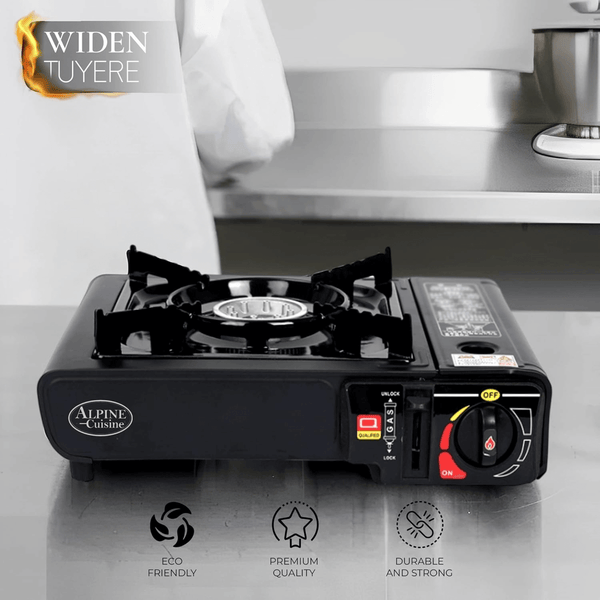 Alpine Cuisine Lightweight Portable Gas Stove for Outdoor and Indoor Cooking