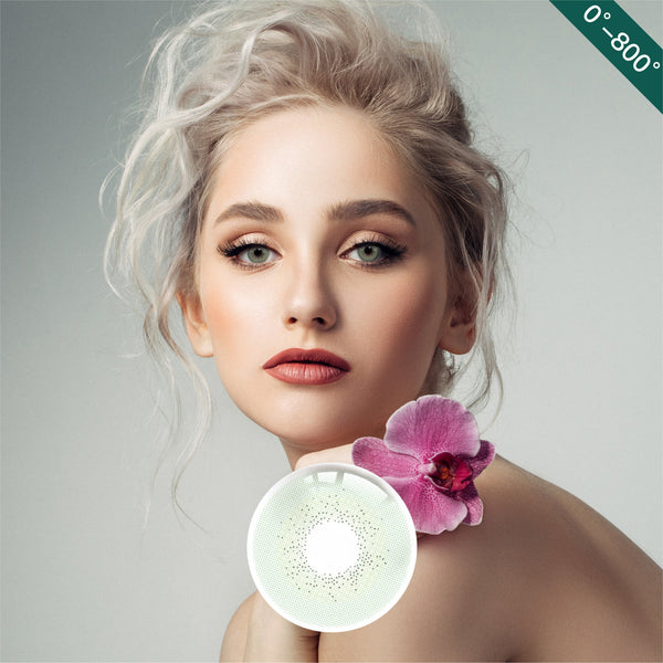 1Pair FDA Certificate Eyes Beautiful Pupil Colorful Girl Cosplay Contact Lenses  PHALAENOPSIS GREEN