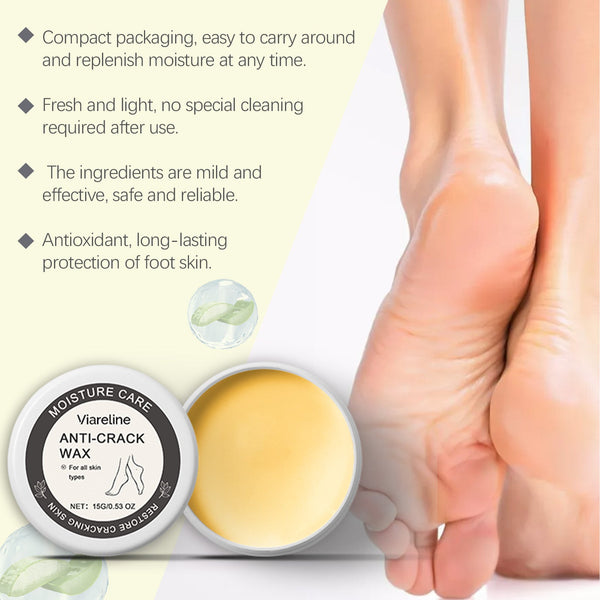 Foot Care Wax Exfoliates, Prevents Dryness, Moisturizes, Hydrates And Moisturizes Tender And Smooth Foot Skin Care Wax