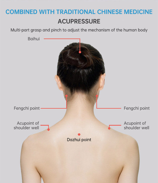 Head massager rechargeable head massager electric 3D scalp massager multifunctional head physiotherapy instrument