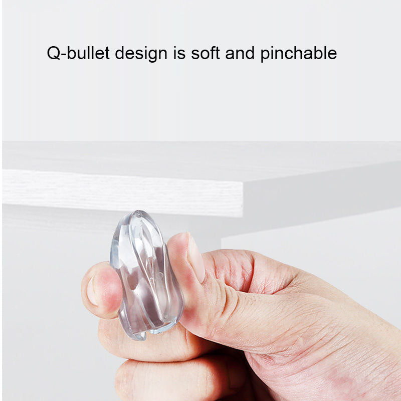 Anti collision angle transparent table corner protector