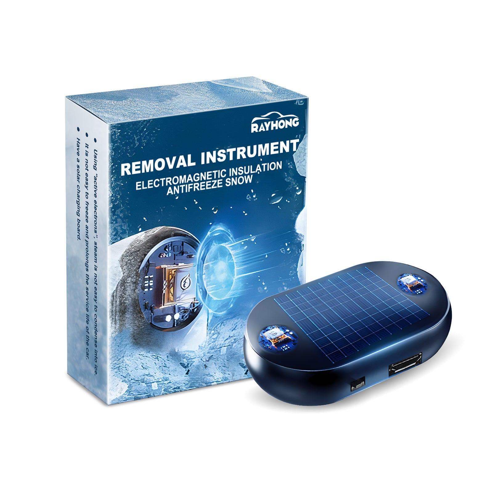 Anti-Freeze Snow Removal Device Car Windshield Rearview Mirror Deicing Quick Snow Melting Portable Anti-Freeze Tool