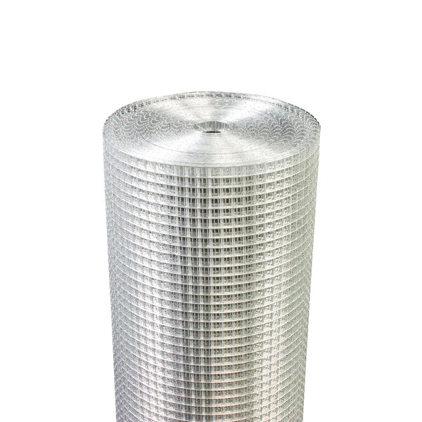 Hardware cloth 1/4 inch 48 inch x 100 foot 23 gauge, hot-dip galvanized welded metal wire fence roll