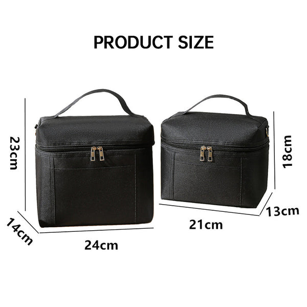 Women's lunch bag. Light, insulated, leak - proof, waterproof. Adjustable strap, reusable, for work, picnic, travel.