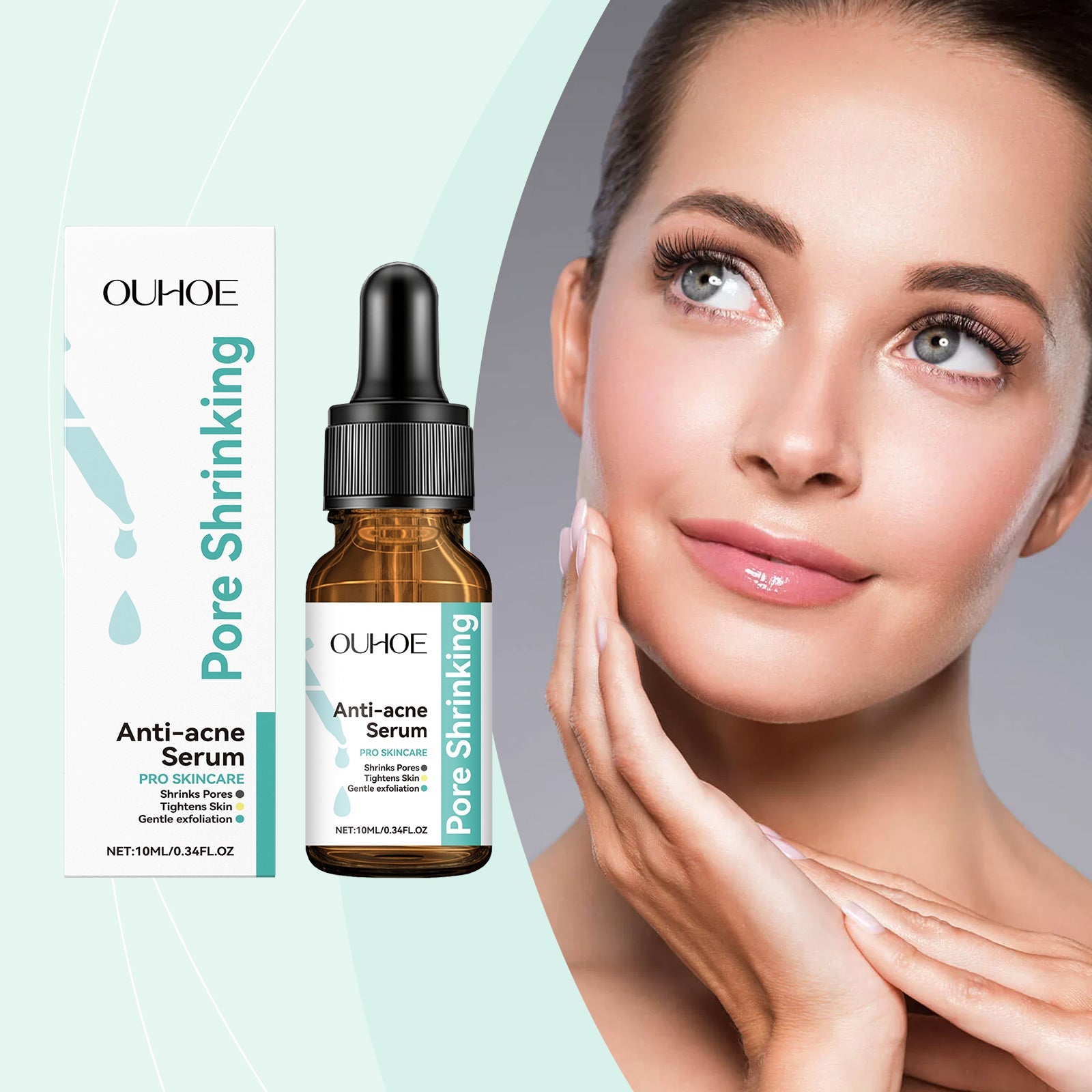 Pore Care Essence, Gently Clean Facial Skin Acne Tender And Smooth Skin Care Essence