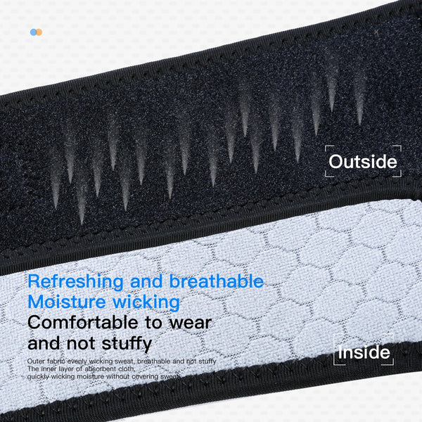 Outdoor fitness soccer bike elbow guard with spring support, breathable pressure fixing protective gear