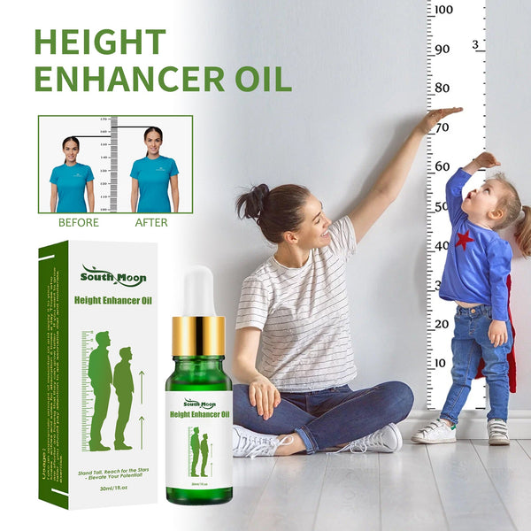 Height Enhancer Oil, Plantar Acupoint Stimulation Massage Height Promotes Long Health Care Oil