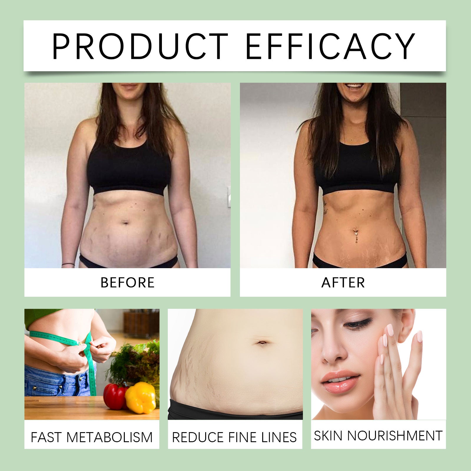 Body Tightening Cream, Light Body Care Moisturizing Daily Care Nourishing Skin Cream