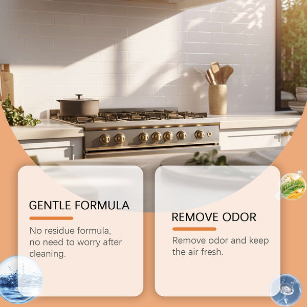 Kitchen Heavy Oil Foam Cleaner Household To Remove Heavy Oil Kitchen Appliances Stain Cleaner