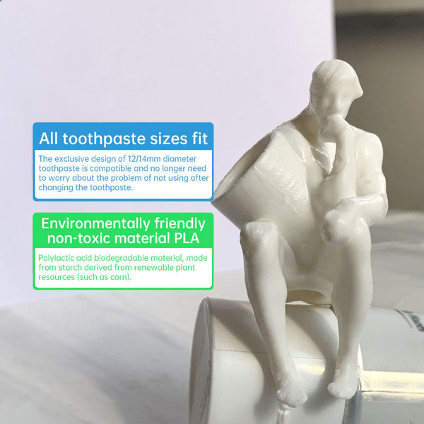 Squeeze toothpaste artifact make fun of toothpaste head toothpaste cover trick toy