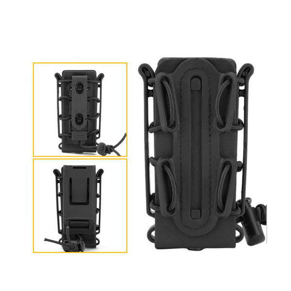 Live CS Tactical Waist Hanging Box 5.56&7.62 Elastic Scorpion Quick Pull Outdoor Multi purpose Kit