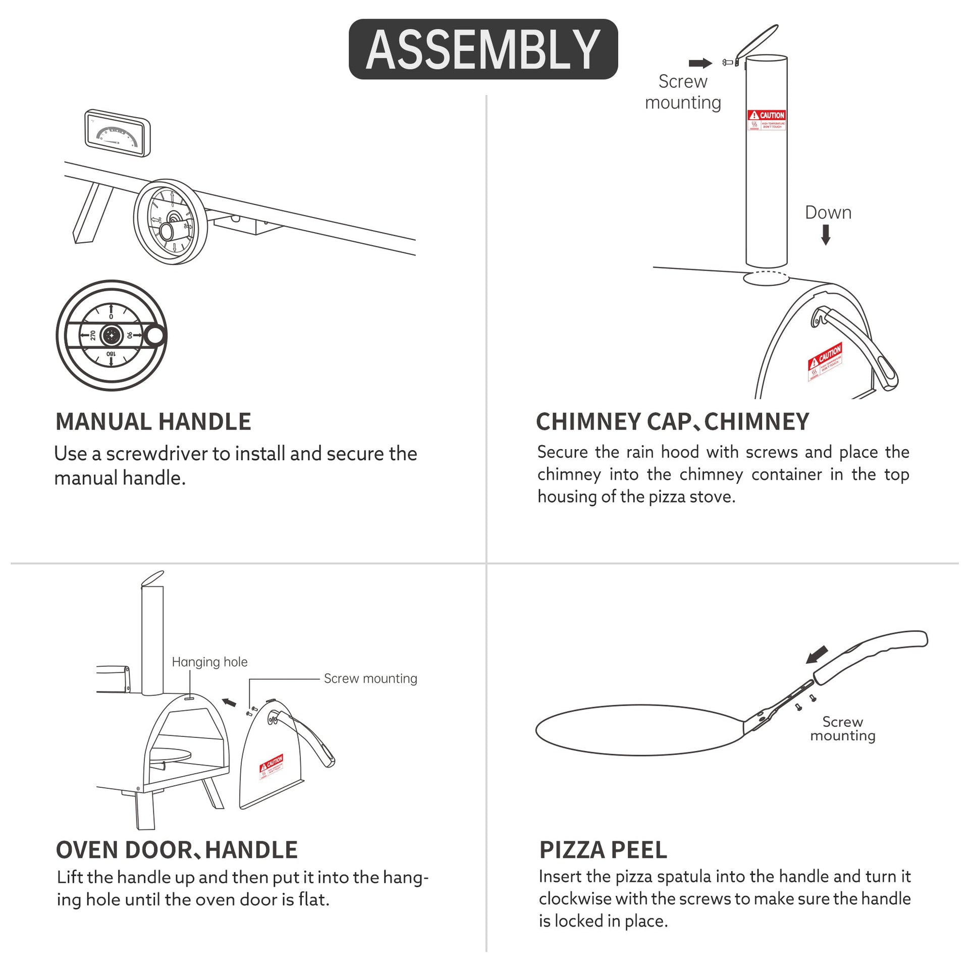 Silver Pizza Oven Outdoor 12