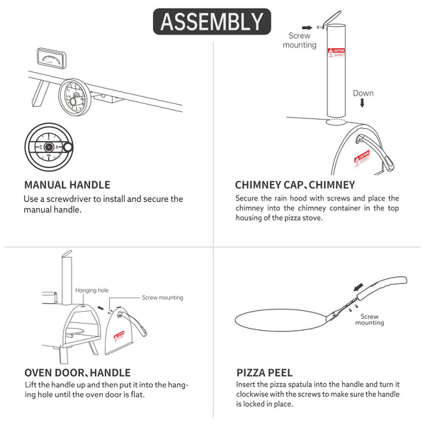 Silver Pizza Oven Outdoor 12