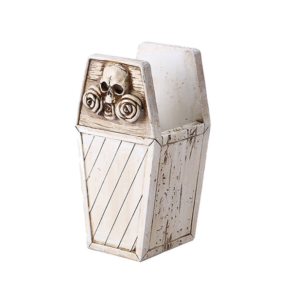 Flower Skeleton Makeup Brush Storage Box Desktop Pen Holder