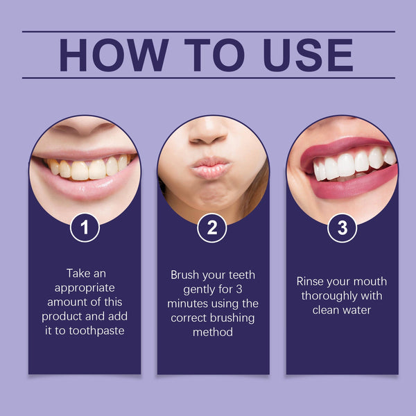 Purple Dental Mouthwash, Gentle Ingredients To Protect Teeth Clean Stains Left Fresh Smell