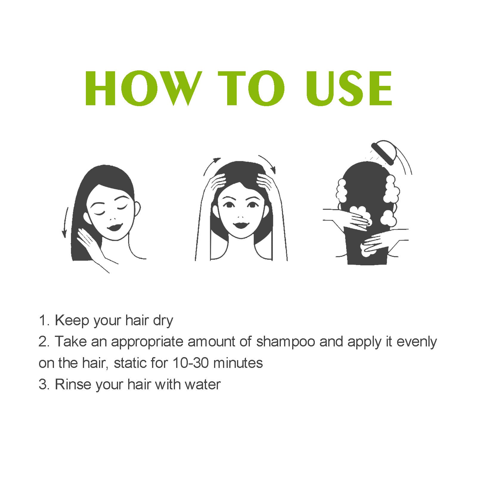 HOEGOA Hair Dye Shampoo, Gentle Hair Moisturizing Hair Fast Easy Coloring Lasting Hair Cream