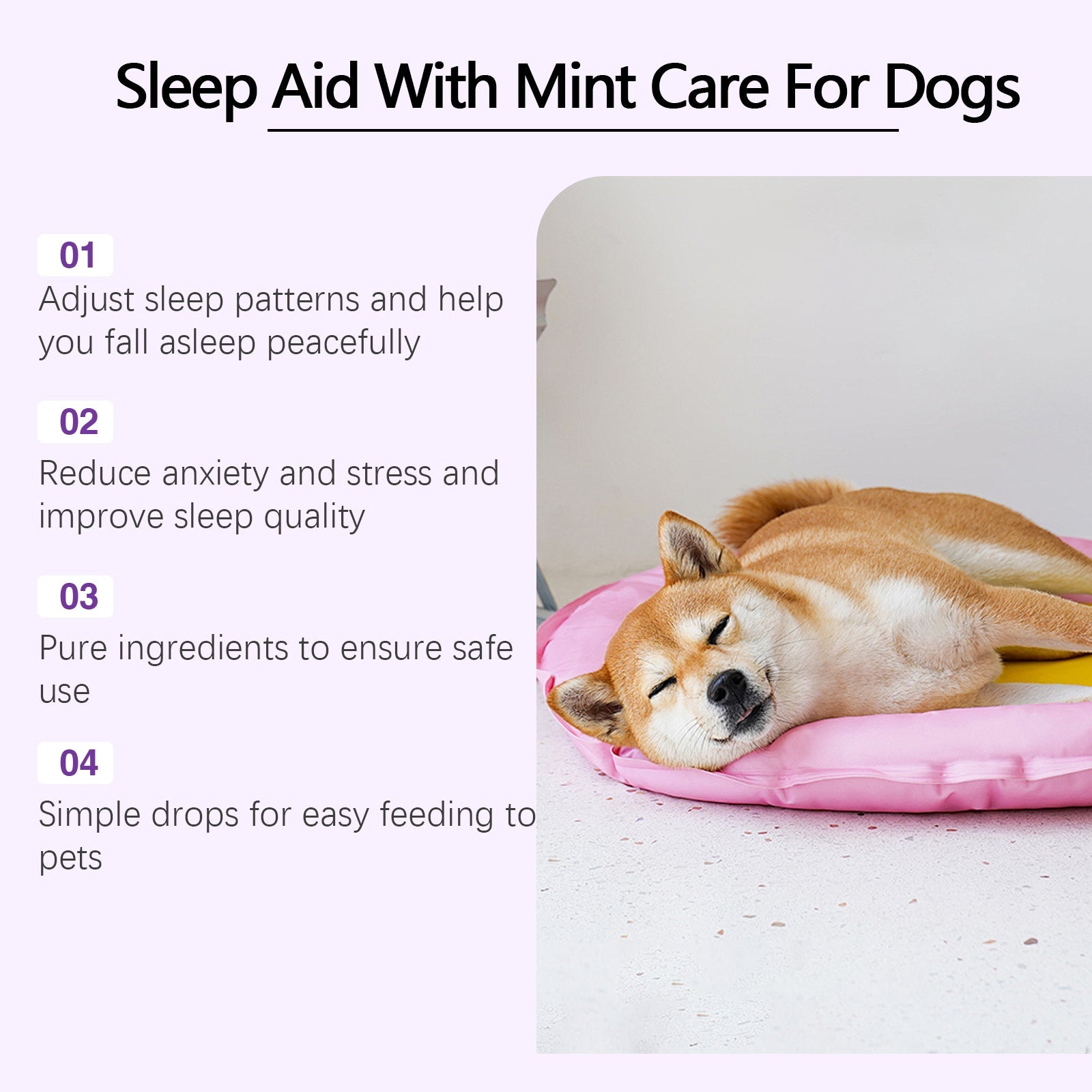 Dog Sleep Drops Pamper Dogs Sleeping At Night Pet Sleep Care Drops Supplement
