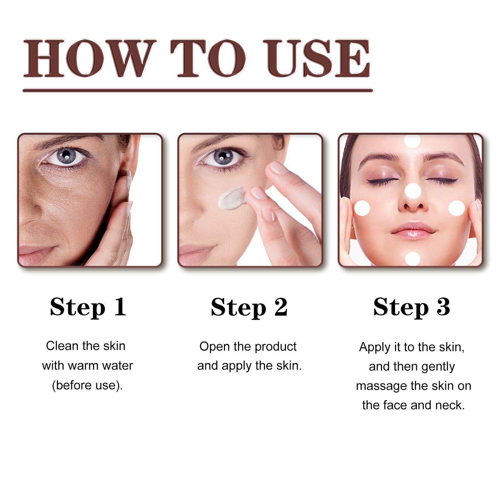 Black Tea Firming Moulding Face Cream, Moisturizing Softening Skin Firming Shrinking Pore Face Cream