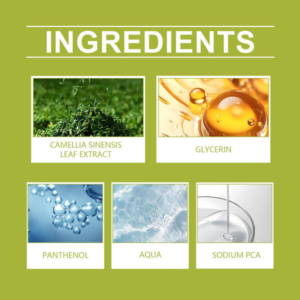 Green Tea Moisturizing Essence Gently Repair Facial Skin, Moisturizing And Radiant Plant Essence