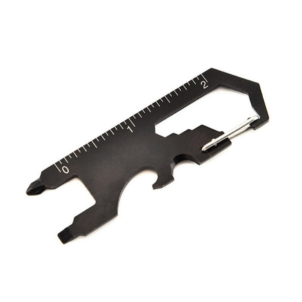 Outdoor Multi-function EDC tool card opener keychain with multi-purpose gadgets outdoor tools