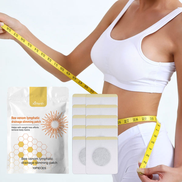 Bee Venom Lymphoid Body Shaping Patch, Firming Flab Fat Belly Arms Bye Meat Body Lymph Care Patch